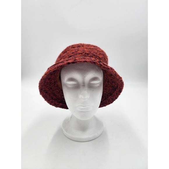 Betmar New York Knit Bucket Hat Roll Up Two Tone Packable Classic Fall Winter - Picture 2 of 11